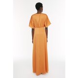 Trendyol Orange Double Breasted Collar Evening Dress & Graduation Dress | ePonuda.com