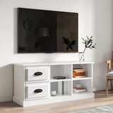 TV ormarić sjajni bijeli 102x35,5x47,5 cm konstruirano drvo | shoptok.hr