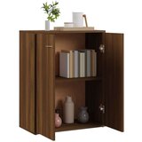  Komoda rjav hrast 60x30x75 cm inženirski les, (20654115) | Shoptok.si
