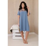 Kesi Dress with denim with an animal motif | Shoptok.si