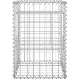 vidaXL gabionske stupne košare 2 kom 40 x 40 x 60 cm željezne | shoptok.hr