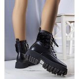 Gemre Black insulated ankle boots with fur Dixie | Shoptok.si