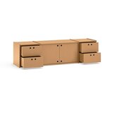 Teulat TV komoda u prirodnoj boji 157x42x40 cm Wally – | shoptok.hr