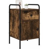  Nočna omarica Dimljen hrast 35 x 36,5 x 61 cm Inženirski les, (5000298586) | Shoptok.si