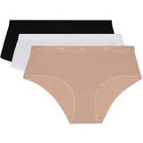 DIM ECO LES POCKETS BOXER 3x - 3 women's trousers - black - white - body Cijene