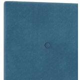  Tapecirano vzglavje s gumbi Temno modra 80 cm Žamet, (22052292) | Shoptok.si