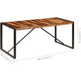  Blagovaonski stol od masivnog drva akacije 180 x 90 x 75 cm | shoptok.hr