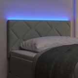  LED glava kreveta Svijetlo siva 80 cm Baršun | shoptok.hr