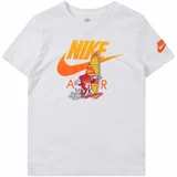 Nike Sportswear Majica 'AIR' lila / neonsko oranžna / svetlo oranžna / bela