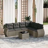  7-dijelni set vrtnih sofa sivi od poliratana | shoptok.hr