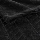 Douceur d intérieur Črno pregrinjalo iz mikroflanele 180x220 cm Arya – | Shoptok.si