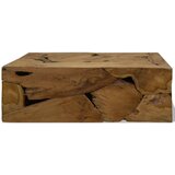 Maison Chic Klubska mizica - kavna mizica - Nizka mizica 90x50x30 cm prava tikovina rjava, (21755477) Cene