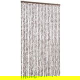 Furnova Zavesa proti mrčesu taupe in bela 118x220 cm šenilja, (21918443) | Shoptok.si