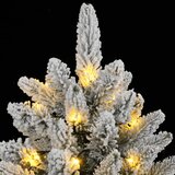  Umjetno božićno drvce s 300 LED žarulja i snijegom 180 cm | shoptok.hr