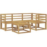  Set vanjskih sofa 5 pcs Bijela 59 x 59 x 37 cm | shoptok.hr