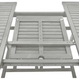  Vrtni stol sivi 200 x 100 x 75 cm od masivnog bagremovog drva | Eponuda.ba