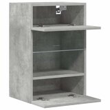 Zidni ormarići s LED svjetlima za TV 2 kom boja betona 40x30x60,5 cm | Eponuda.com