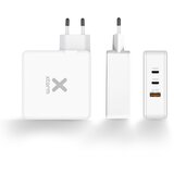 Xtorm stenski polnilec Stenski polnilec XAT140 Laptop, GaN, 3 vhodi, 2x USB-C PD3.1 EPR 140W, USB-A QC 3.0 | Shoptok.si