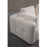 Atelier Del Sofa amaris 2 seater with pouffe white ugaona sofa Cene