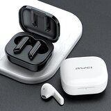  Awei T36 TWS Bluetooth 5.0 brezžične slušalke z dok postajo - Bele, (21979751) | Shoptok.si