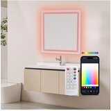 Ksix Aqua Smart Mirror, Nemagljenje 70x70 cm, zvučnik, RGB + Topla bijela | shoptok.hr