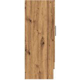 vidaXL Knjižna omara artisan hrast 82,5x30,5x80 cm inženirski les | Shoptok.si