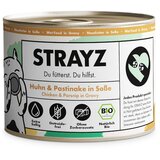  STRAYZ BIO Katze 6 x 200 g - Bio piletina i bio pastrnjak u umaku | shoptok.hr