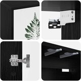 TV ormar za montažu na zid HANAU 69 x 33 x 40 cm Crni hrast | shoptok.hr