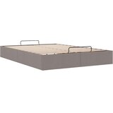  Otomanski okvir kreveta bez madraca smeđesivi 140x190cm tkanine | Eponuda.com
