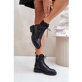 EVENTO Leather ankle boots Worker insulated with zip black Elosie | Eponuda.ba