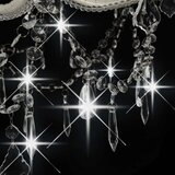x Luster s 2 razine bijeli 15 žarulja E14 | shoptok.hr