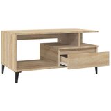  Stolić za kavu boja hrasta 90x49x45 cm konstruirano drvo | shoptok.hr