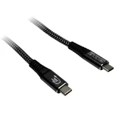 Napajalni in povezovalni kabel GOOBAY USB-C na USB-C, 1,5 m, 240 W P, 3.1, 20 Gbit/s, črn, (5000140395)