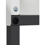 vidaXL Dekorativni panel za vrt srebrna 32 x 140 cm Nerjaveče jeklo | Shoptok.si