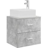 vidaXL Umivalnik s pritrditev na steno Betonsko siva 49,5 x 41 x 63 cm, (5000246102) | Shoptok.si