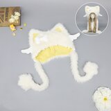 INF Ljubka plišasta kapa z mačko White, (21734557) | Shoptok.si