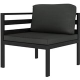  Modularna kutna sofa s jastucima 1 kom aluminijska antracit | shoptok.hr