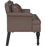  Chesterfield klupa Smeđa 120.5 x 65 x 75 cm Lažna koža | Eponuda.com