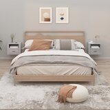  Zidni noćni ormarići 2 kom Boja sivog hrasta sonome 50x36x40 cm | shoptok.hr