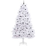 Umjetno božićno drvce s nogom Bijelo 300 cm PVC i čelik | shoptok.hr