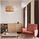  Duolla - Luster na sajli DUO 1xE27/15W/230V prečnika 40 cm bež | Eponuda.com