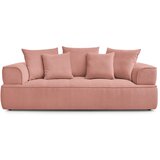 Bobochic Paris Rožnata sedežna garnitura iz šenilje 237 cm Whesley – | Shoptok.si