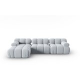Micadoni Home svetlo modra žametna sedežna garnitura 285 cm bellis – | Shoptok.si