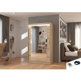 ADRK Klizni ormar s ogledalom TIBAGO, 120 cm - SONOMA-SONOMA HRAST | shoptok.hr