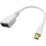 Roline 12.03.3163 adapter [1x muški konektor mini displayport - 1x ženski konektor displayport] bijela Cijene