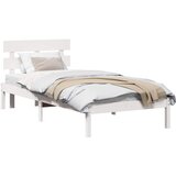  Krevetna konstrukcija Bijelo 80 x 200 cm Čvrsto borovo drvo | shoptok.hr