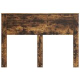  Uzglavlje s uzglavljem Dimljeni hrast 140 cm Konstruirano drvo | shoptok.hr