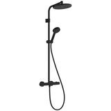Hansgrohe 28078670 Activera S 240 EcoSmart 1jet stenska termostatska armatura s tuš setom | Shoptok.si
