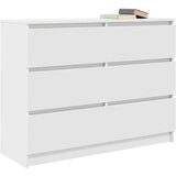  Komoda bijela 100x35x76 cm od konstruiranog drva | shoptok.hr