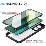 Techsuit ColorVerse 360 ​​Series obostrana zaštitna maska za Xiaomi Redmi Note 13 Pro 5G / Poco X6 – crna | shoptok.hr